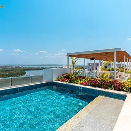 Apartamento Dominique Cartagena, Beautiful 2 Bedroom With Private Jacuzzi Cartagena