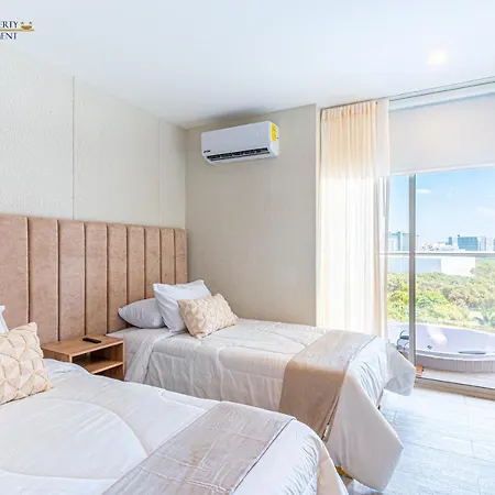 Apartment Dominique Cartagena, Beautiful 2 Bedroom With Private Jacuzzi Cartagena